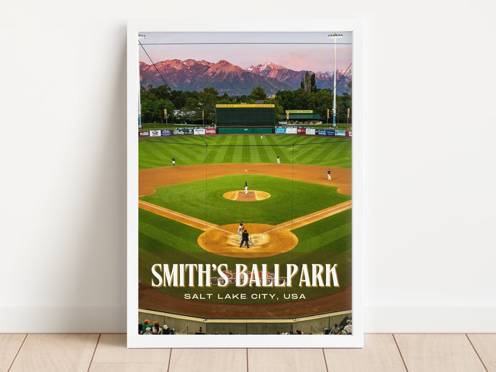 Smith's Ballpark Stadium Baseball Wall Art