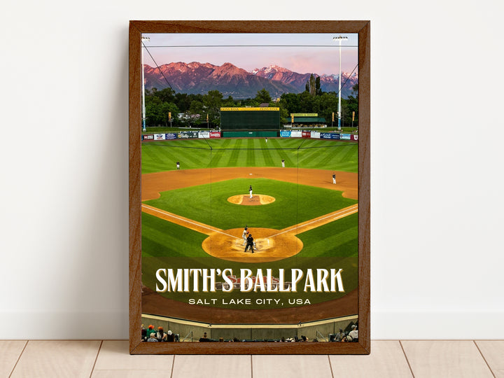 Smith's Ballpark Stadium Baseball Wall Art