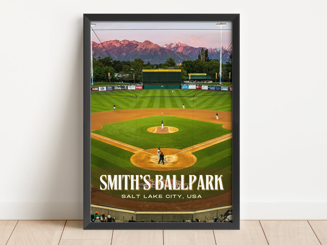 Smith's Ballpark Stadium Baseball Wall Art