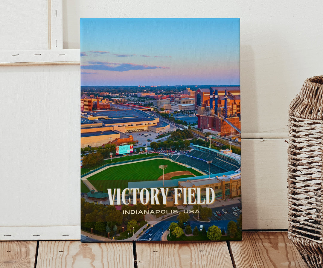 Victory Field Stadium Baseball Wall Art