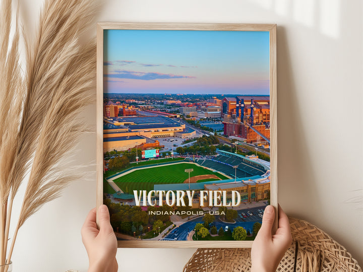 Victory Field Stadium Baseball Wall Art