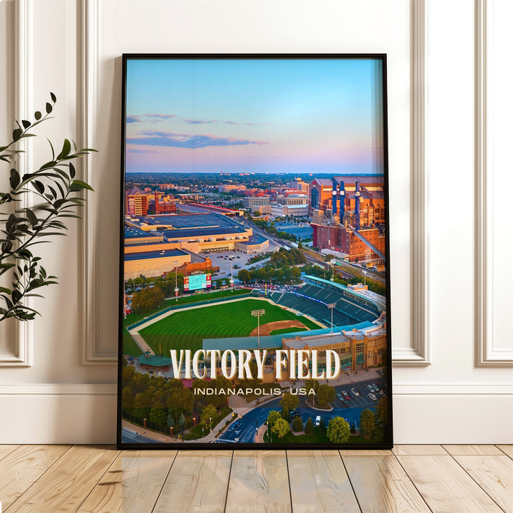 Victory Field Stadium Baseball Wall Art