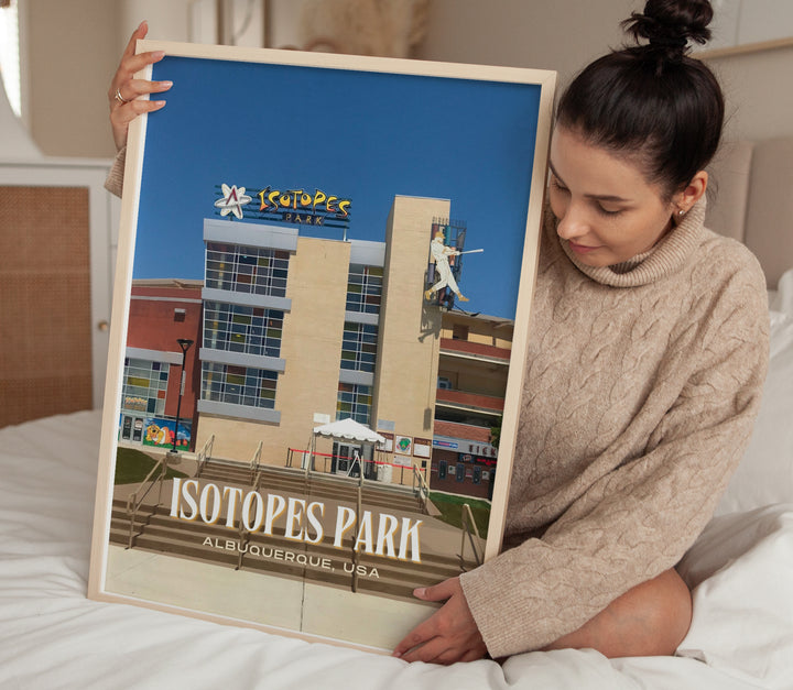 Isotopes Park Stadium Baseball Wall Art