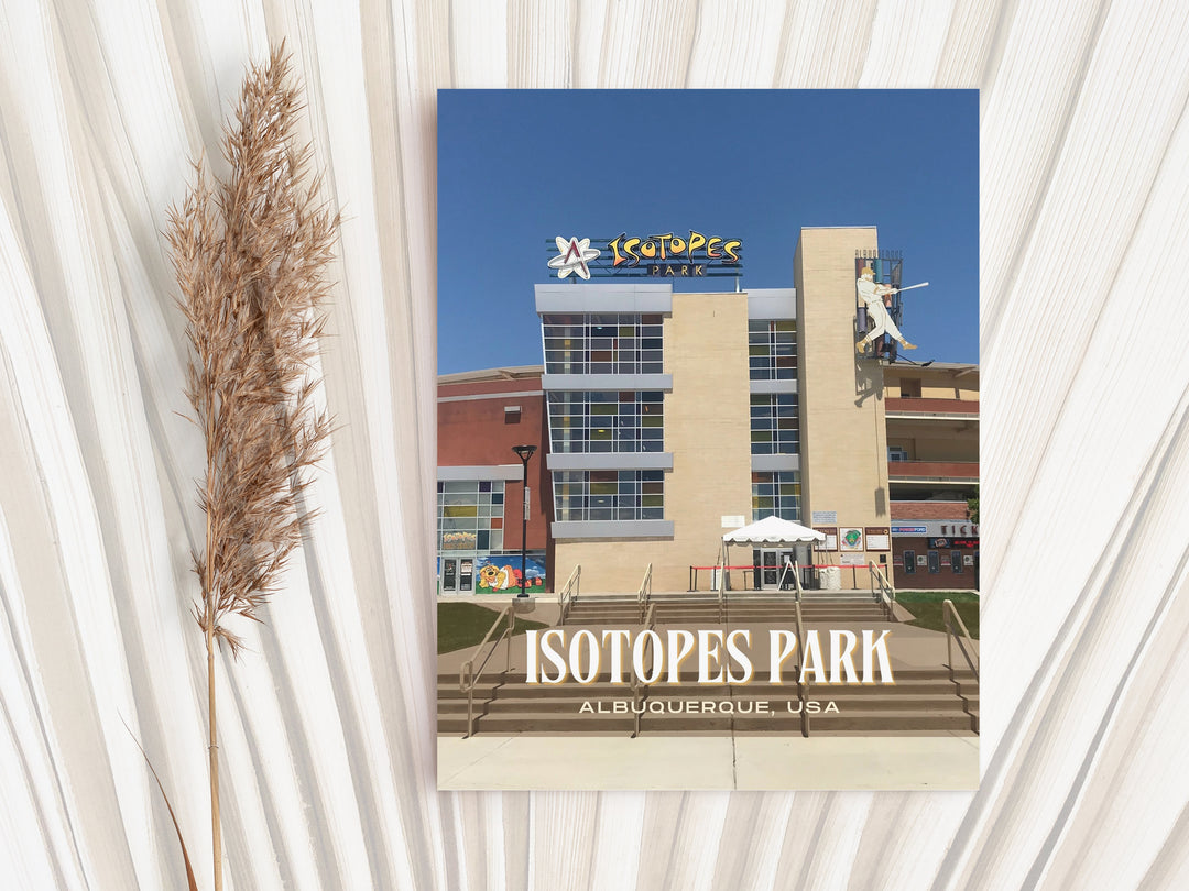 Isotopes Park Stadium Baseball Wall Art