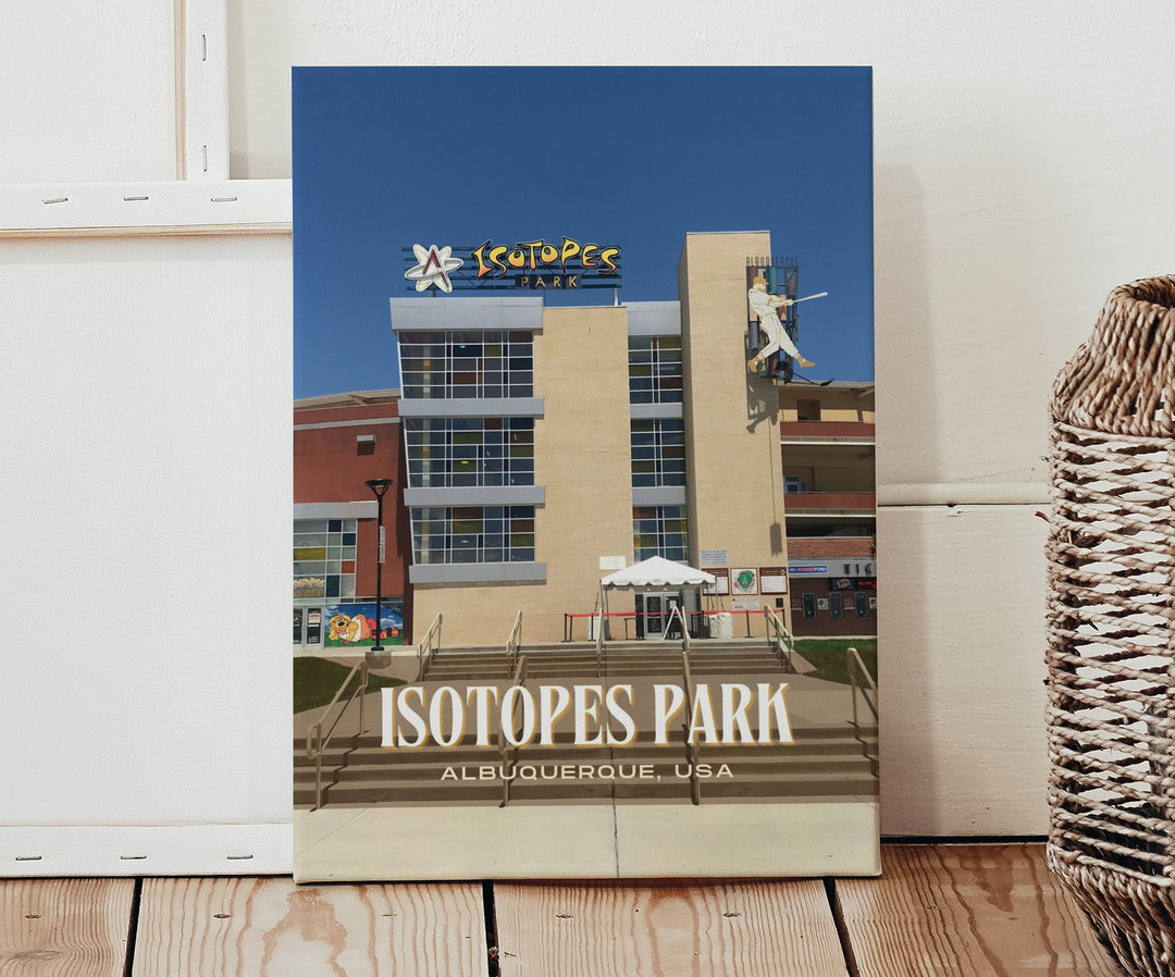 Isotopes Park Stadium Baseball Wall Art