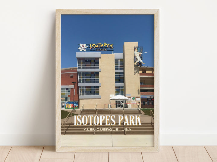 Isotopes Park Stadium Baseball Wall Art