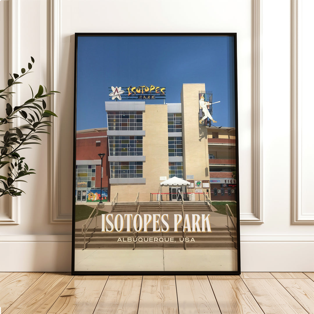 Isotopes Park Stadium Baseball Wall Art