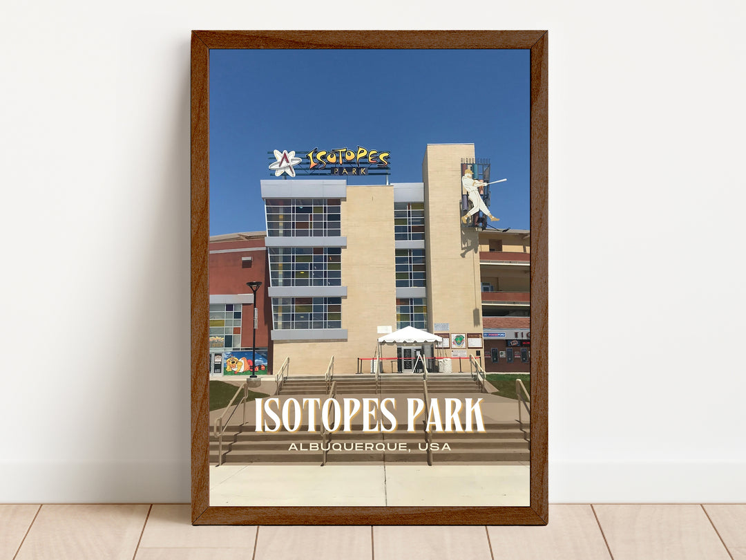 Isotopes Park Stadium Baseball Wall Art