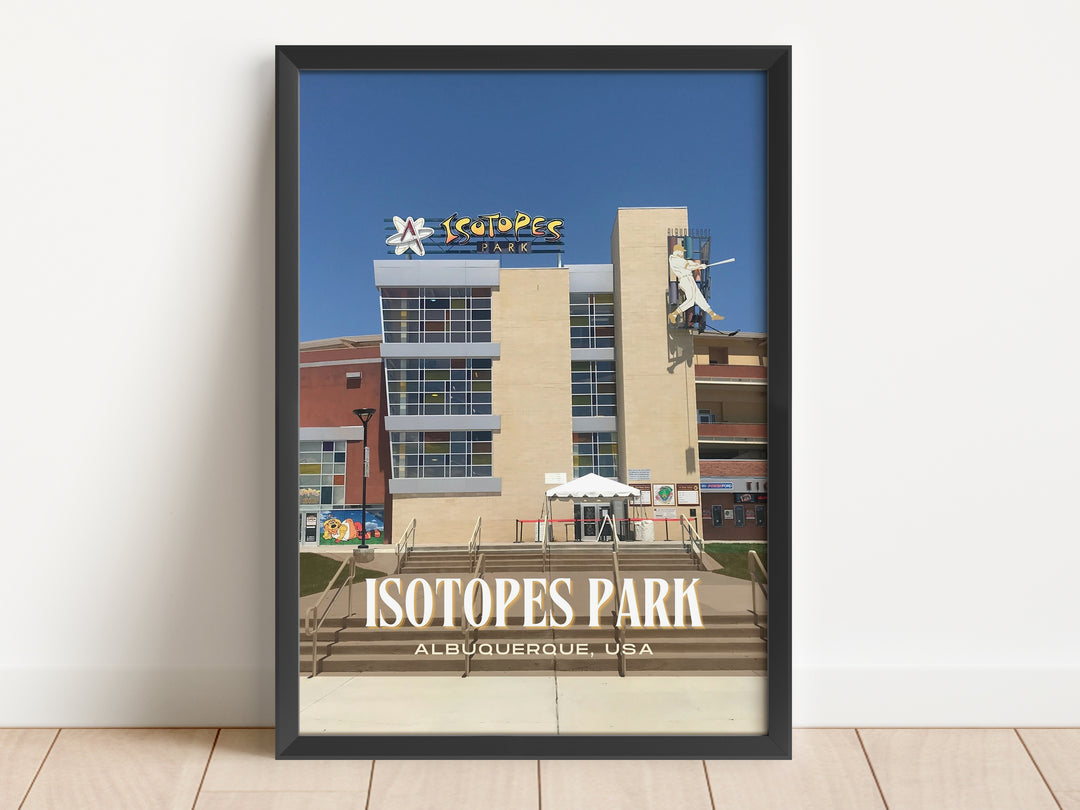 Isotopes Park Stadium Baseball Wall Art