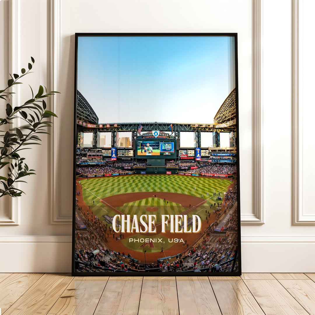 Chase Field Stadium Baseball Wall Art