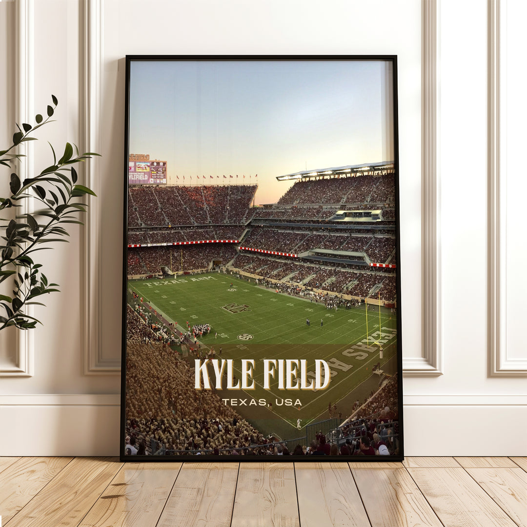 Kyle Field Stadium Football Wall Art