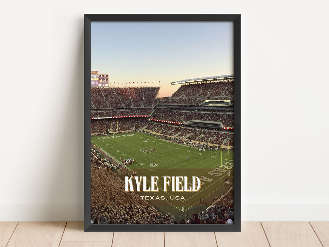 Kyle Field Stadium Football Wall Art