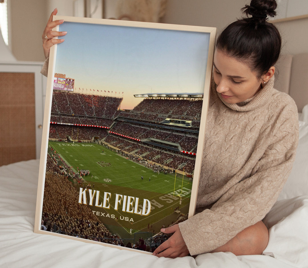 Kyle Field Stadium Football Wall Art