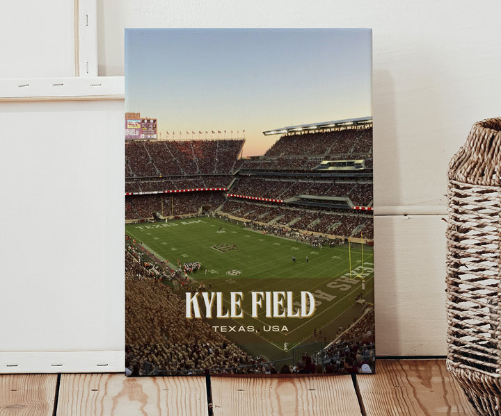 Kyle Field Stadium Football Wall Art