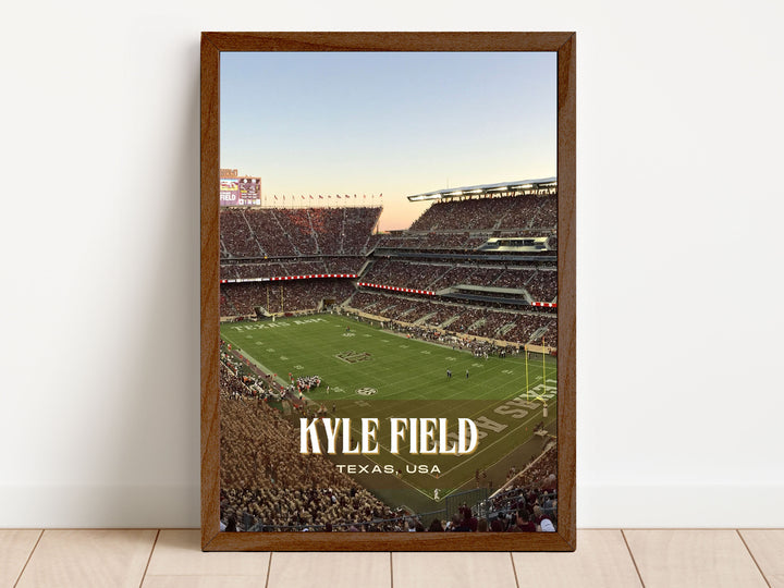 Kyle Field Stadium Football Wall Art