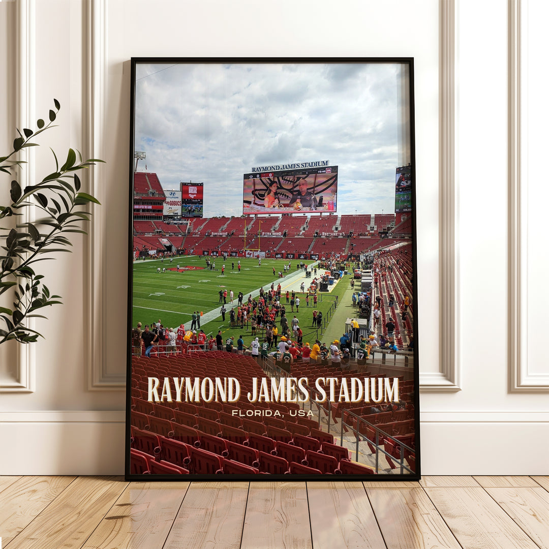 Raymond James Stadium Football Wall Art