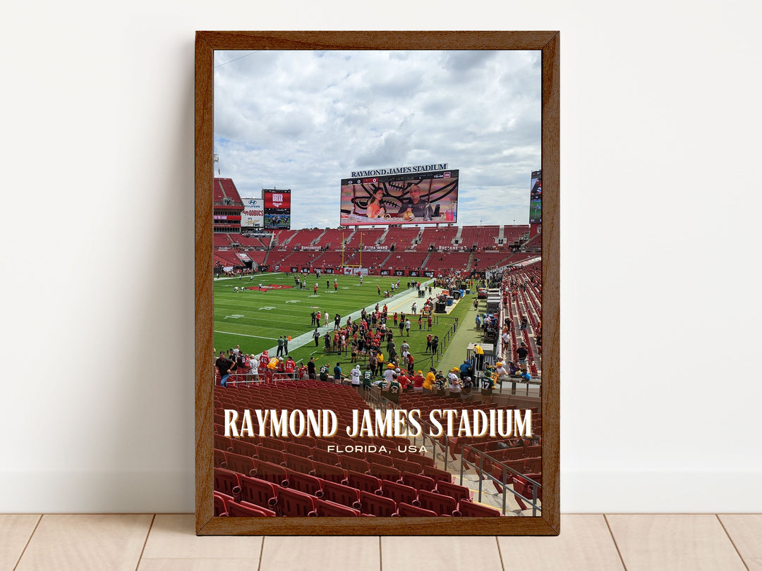 Raymond James Stadium Football Wall Art