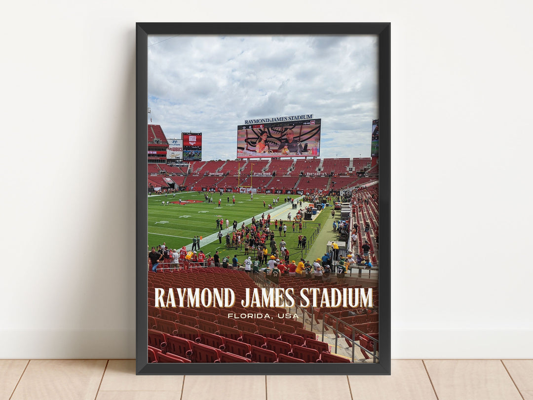 Raymond James Stadium Football Wall Art