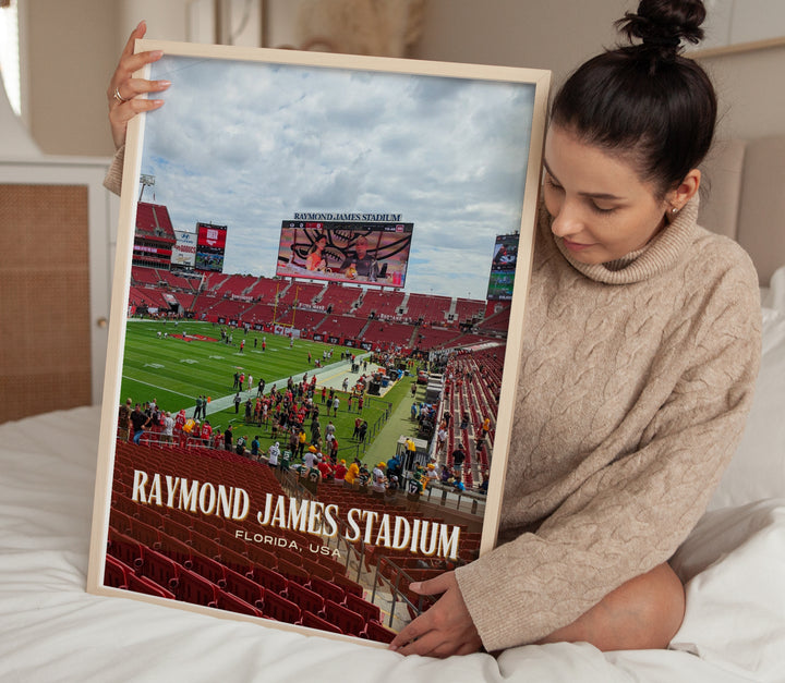 Raymond James Stadium Football Wall Art