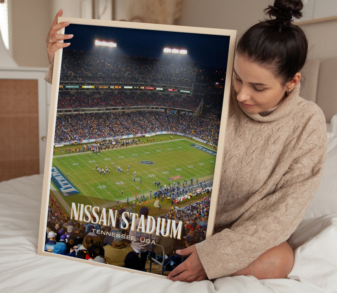 Nissan Stadium Football Wall Art