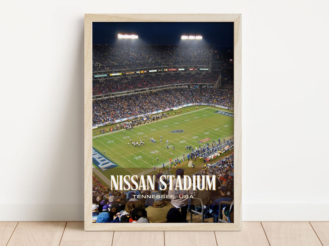 Nissan Stadium Football Wall Art