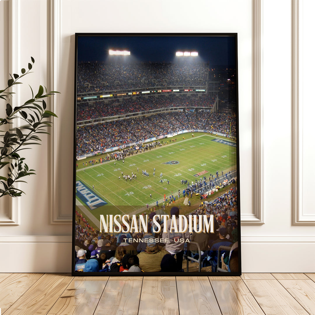 Nissan Stadium Football Wall Art