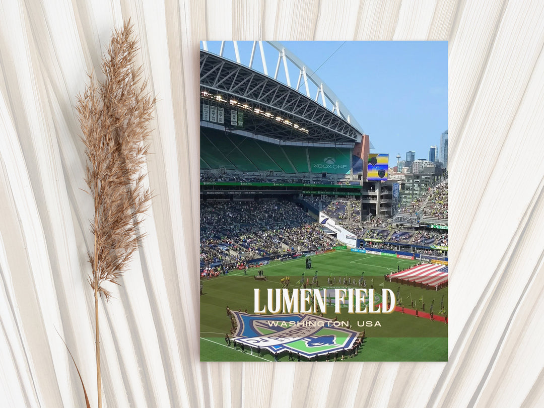 Lumen Stadium Football Wall Art