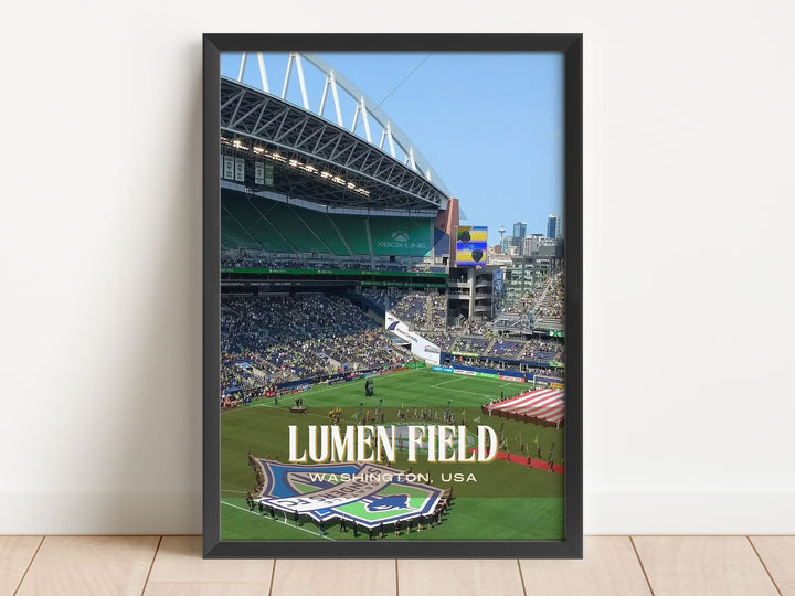 Lumen Stadium Football Wall Art