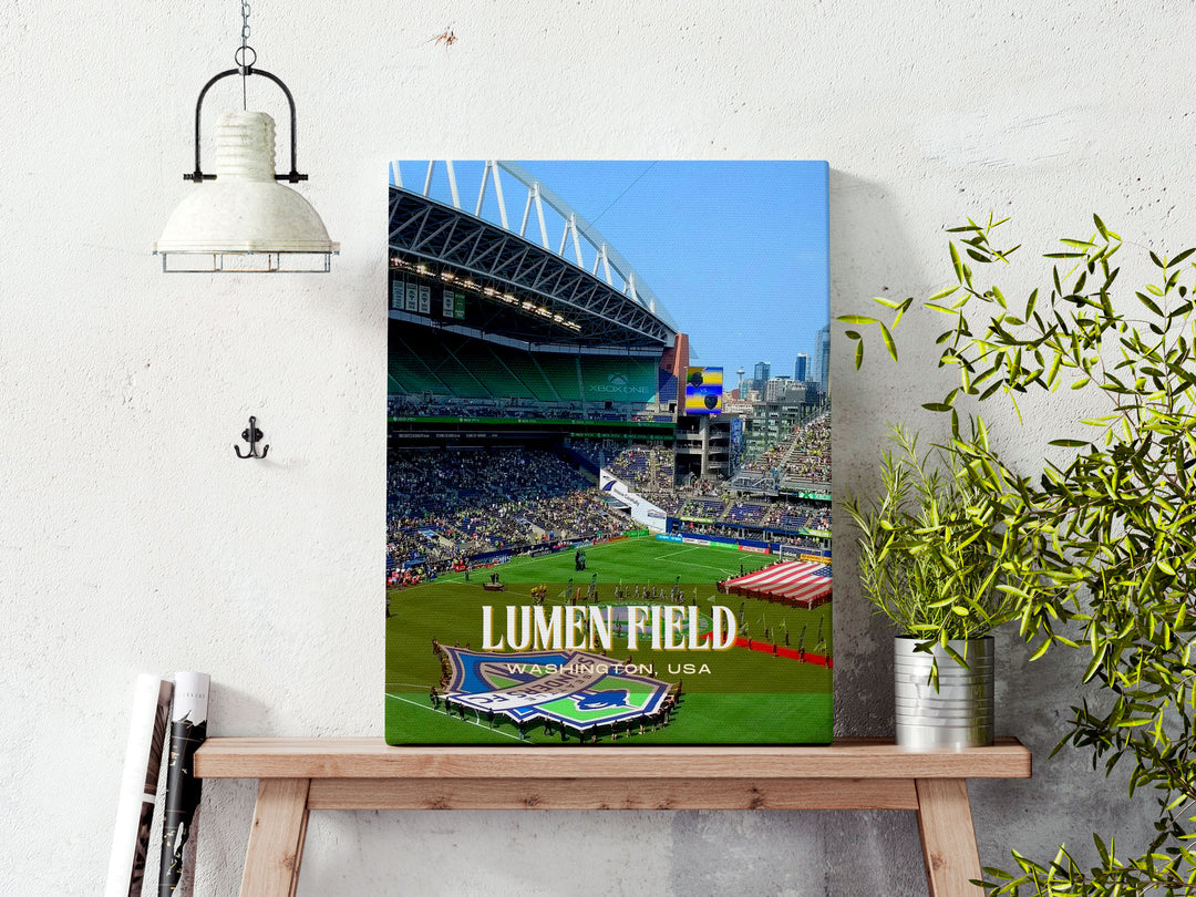 Lumen Stadium Football Wall Art