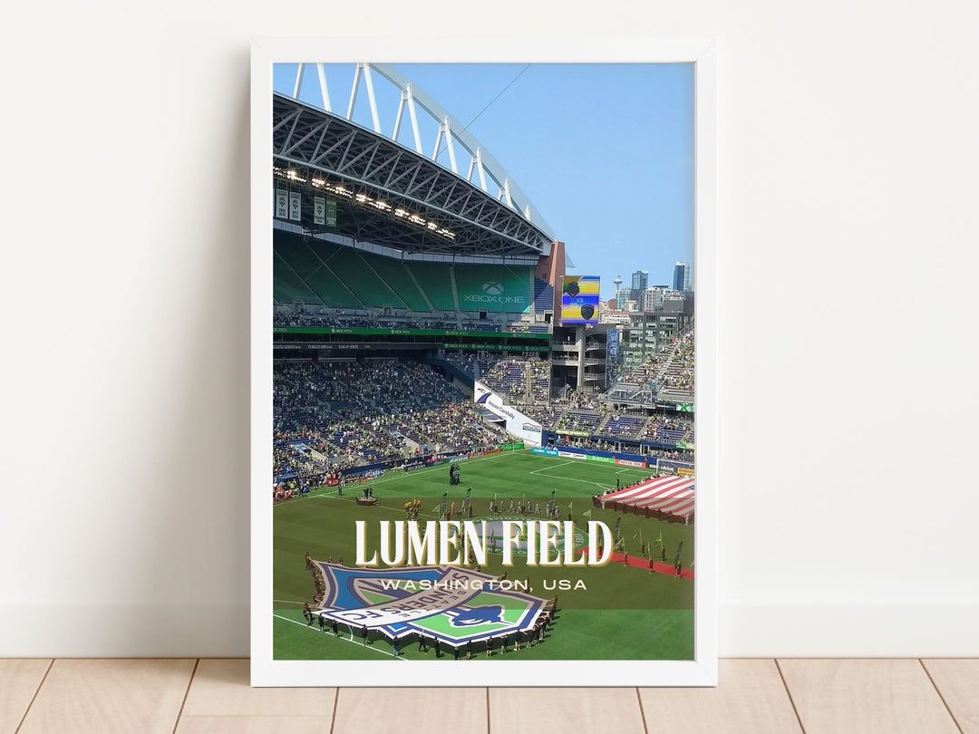 Lumen Stadium Football Wall Art