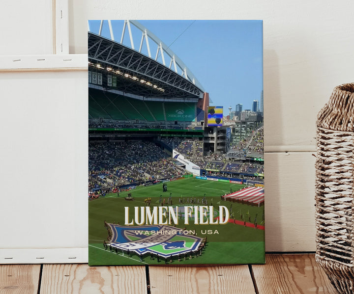 Lumen Stadium Football Wall Art