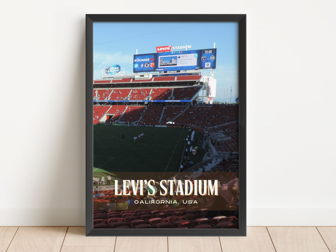 Levi's Stadium Football Wall Art