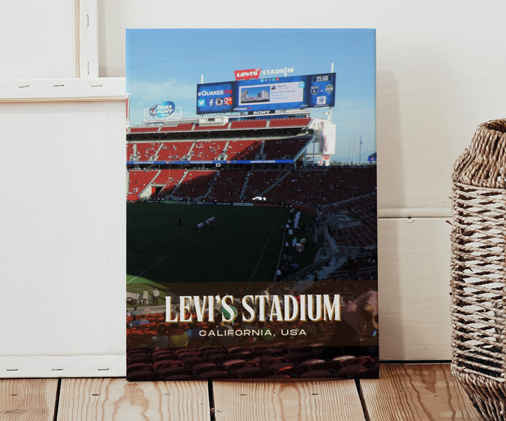 Levi's Stadium Football Wall Art