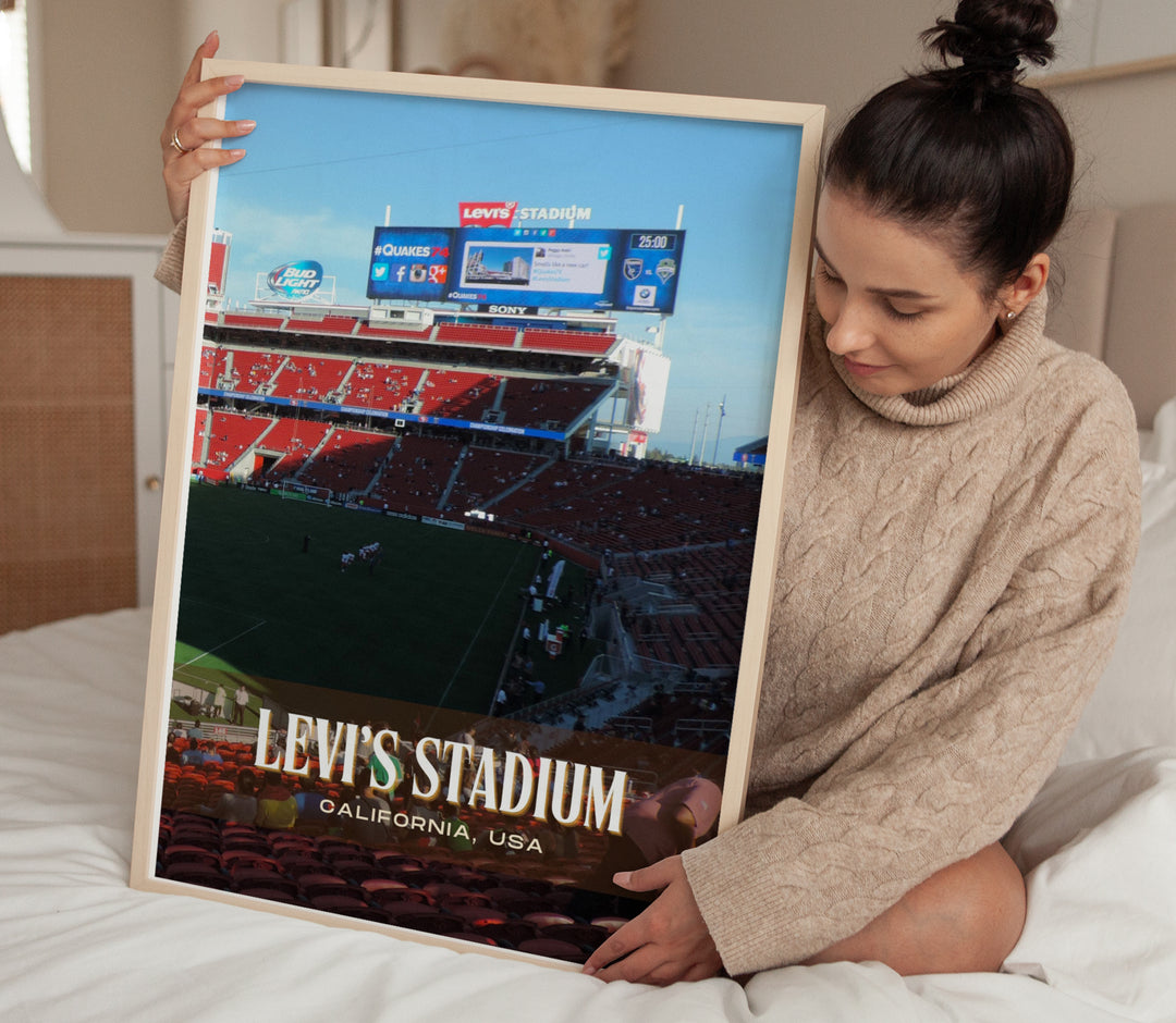 Levi's Stadium Football Wall Art