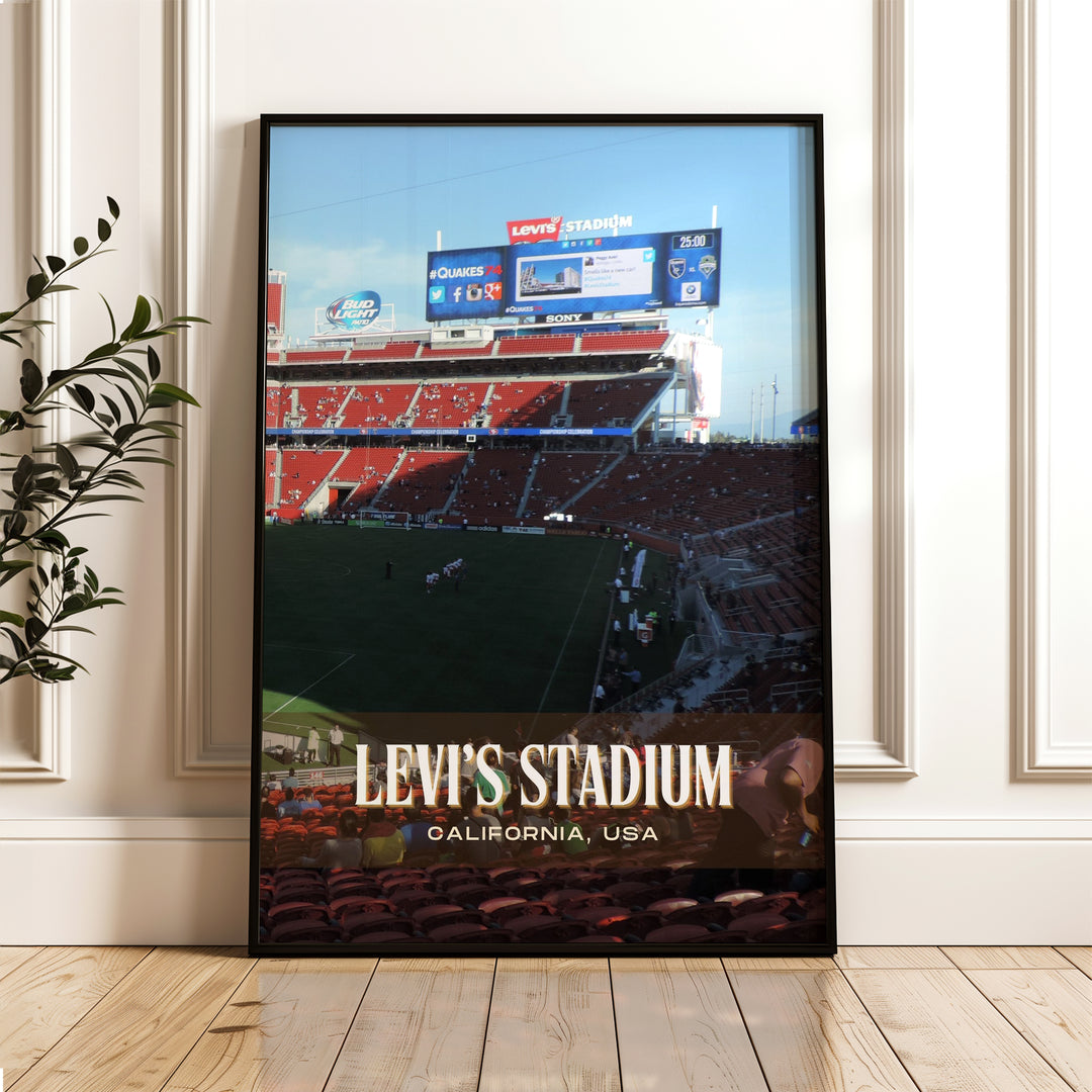 Levi's Stadium Football Wall Art