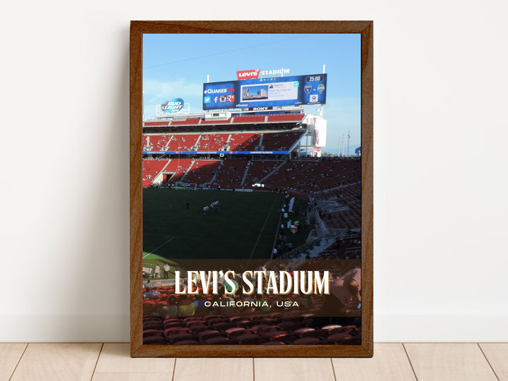 Levi's Stadium Football Wall Art