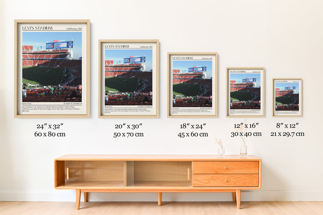 Levi's Stadium Football Minimal Wall Art