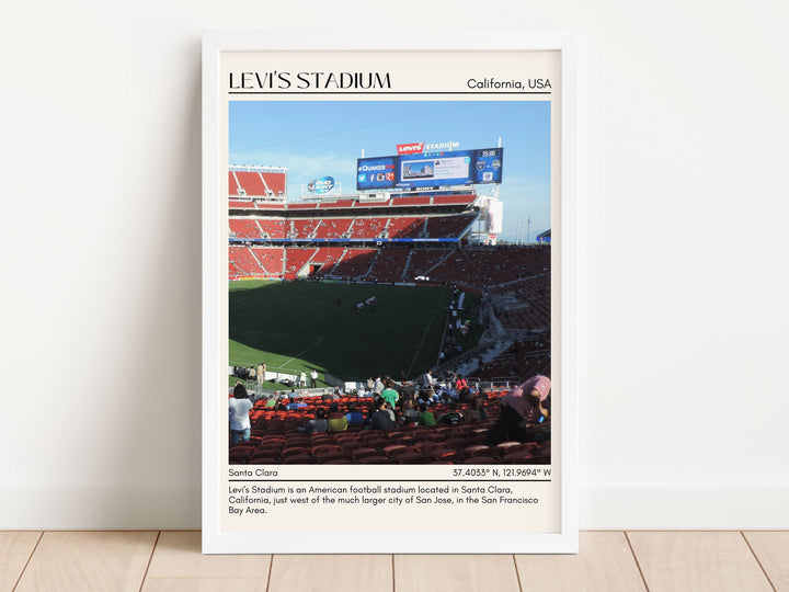 Levi's Stadium Football Minimal Wall Art