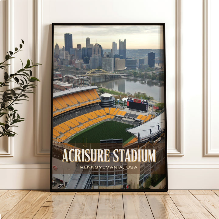 Acrisure Stadium Football Wall Art