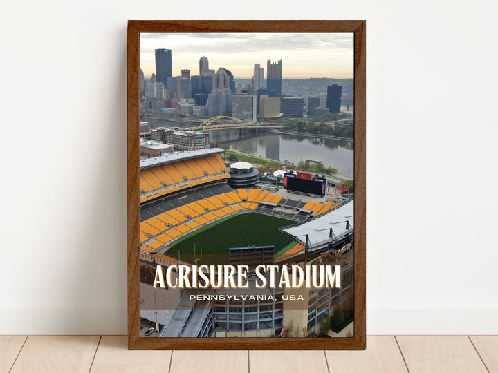 Acrisure Stadium Football Wall Art