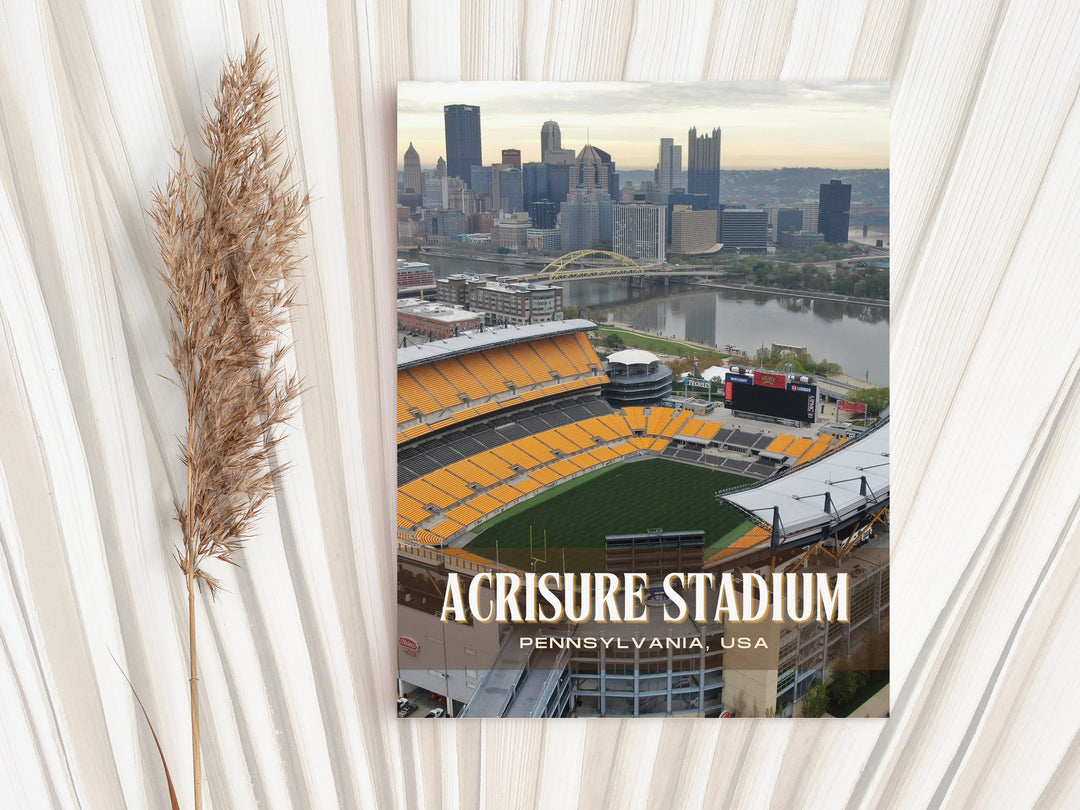 Acrisure Stadium Football Wall Art