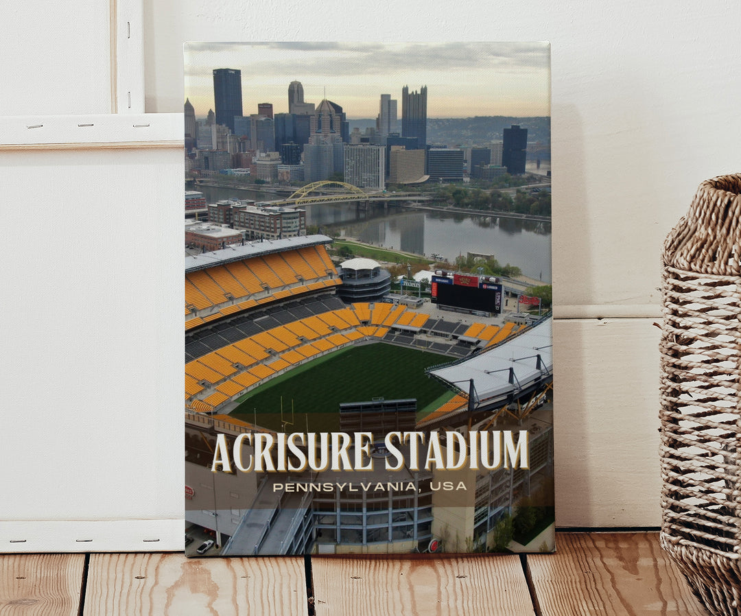 Acrisure Stadium Football Wall Art