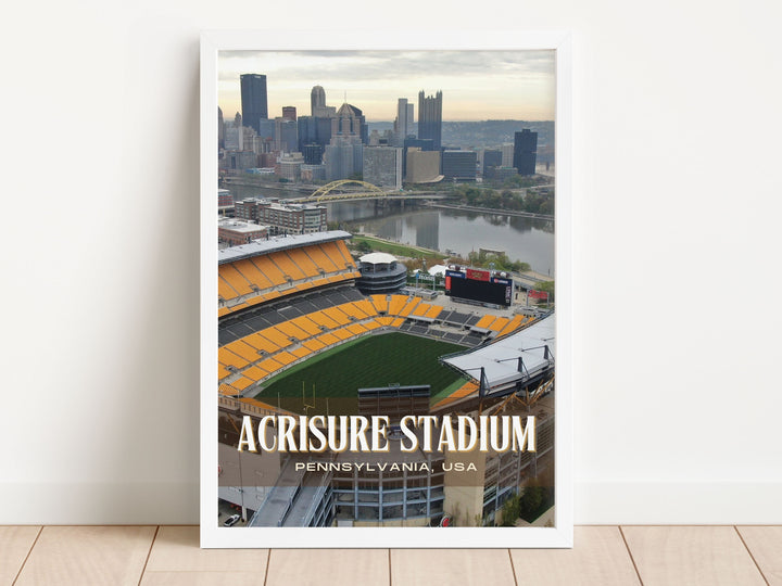 Acrisure Stadium Football Wall Art