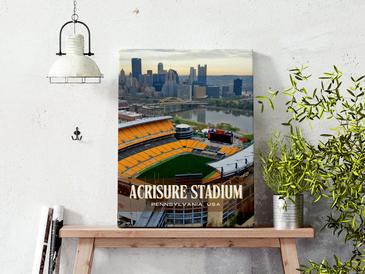 Acrisure Stadium Football Wall Art