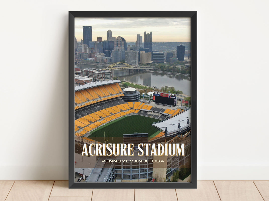 Acrisure Stadium Football Wall Art