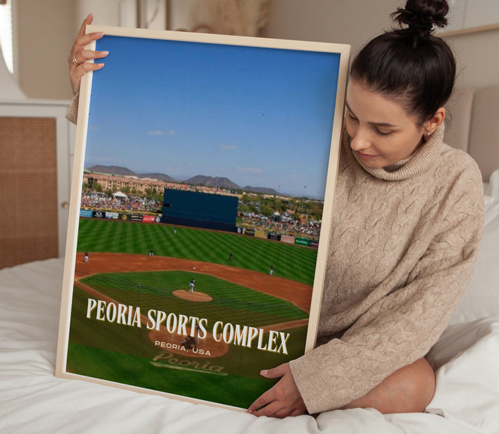 Peoria Sports Complex Stadium Baseball Wall Art