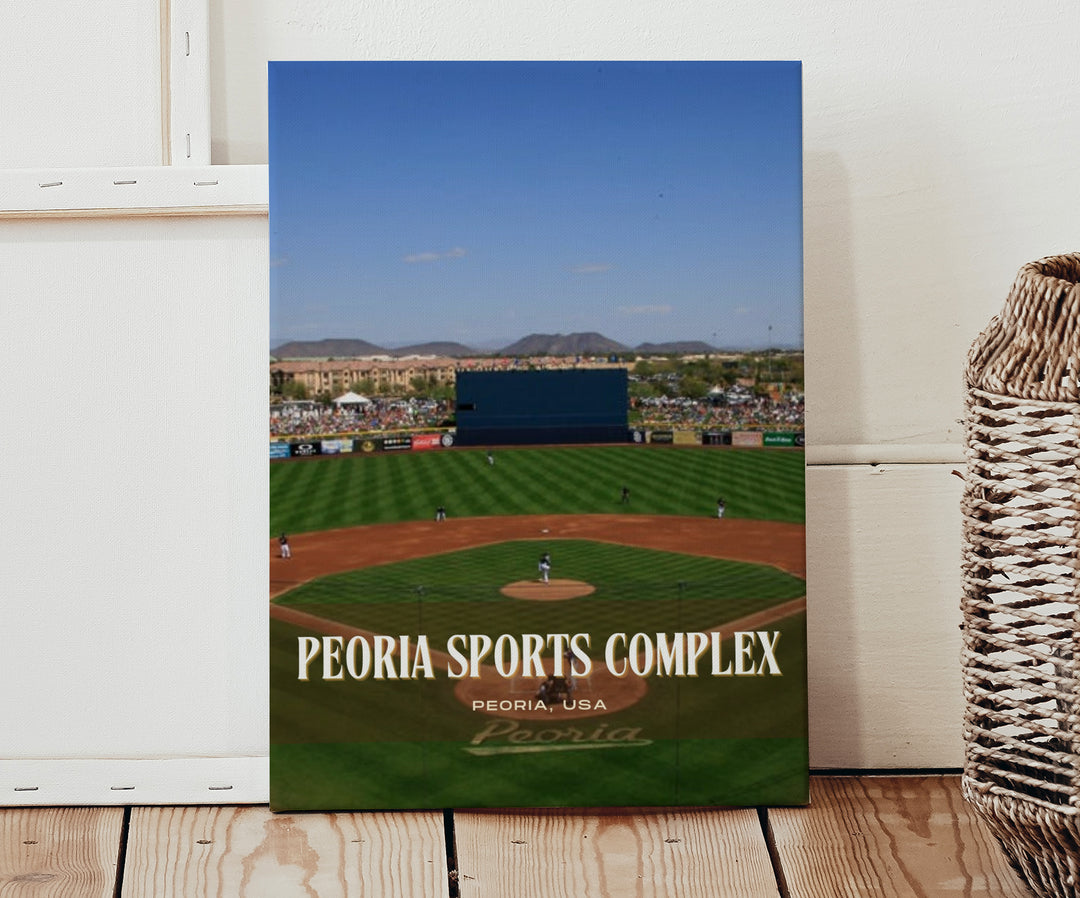 Peoria Sports Complex Stadium Baseball Wall Art