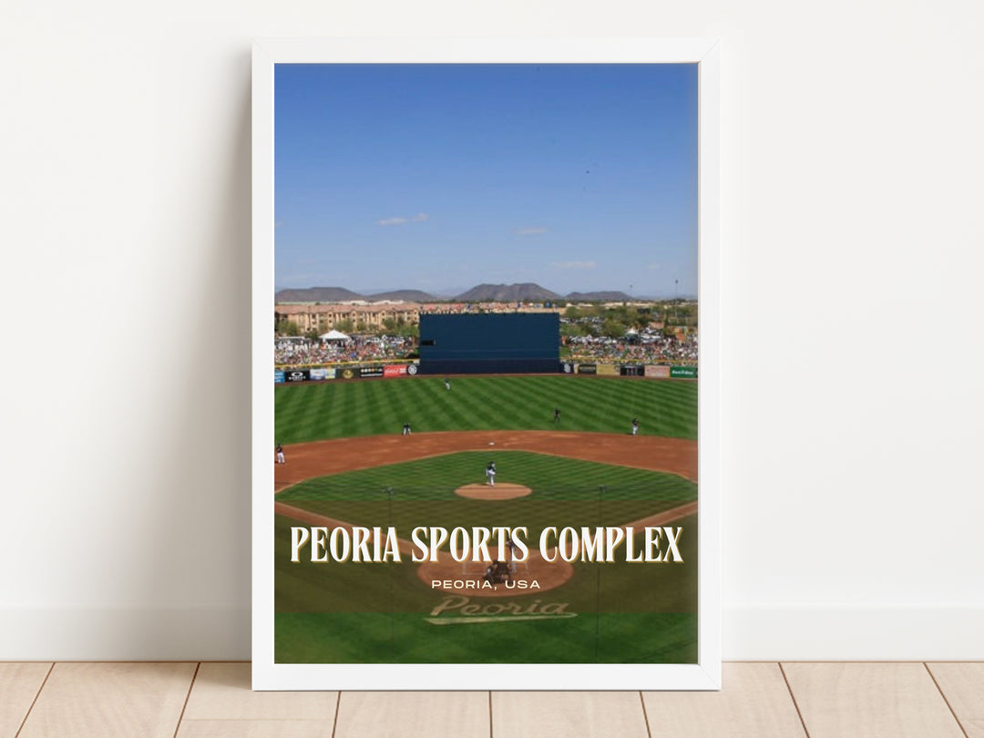 Peoria Sports Complex Stadium Baseball Wall Art