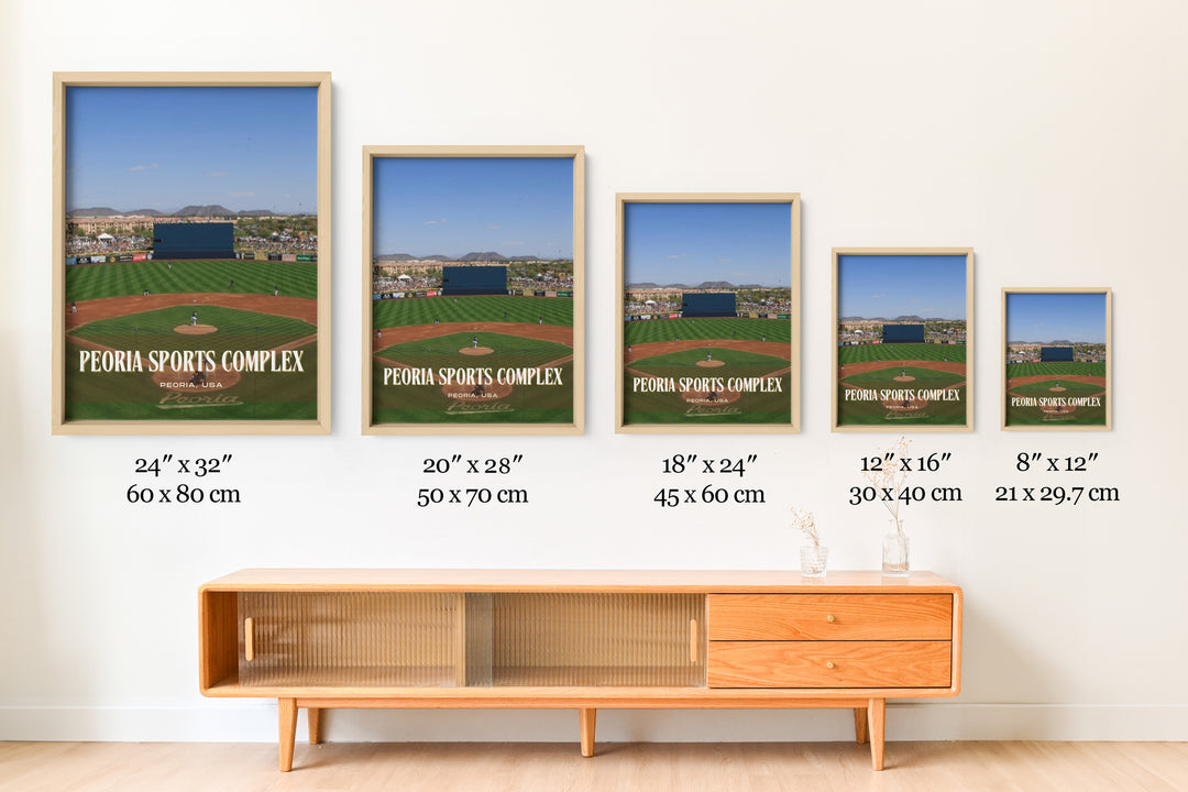 Peoria Sports Complex Stadium Baseball Wall Art