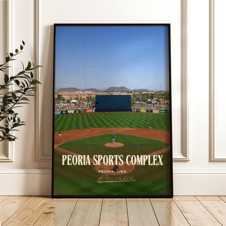 Peoria Sports Complex Stadium Baseball Wall Art